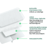 MEDRULL Ultra Pore pašl.abs.ster.pārsējs 9x20cm N1