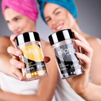 ELLIPS Silky Black Pro Keratin vitamīni tumšiem matiem ar keratīnu, kapsulas 1mlxN50