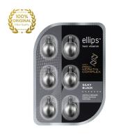 ELLIPS Silky Black Pro Keratin vitamīni tumšiem matiem ar keratīnu, kapsulas 1mlxN6