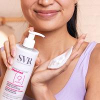 SVR Sensifine Dermo-Nettoyant attīrošs pieniņš kosmētikas noņemšani jutīgai ādai 400 ml