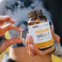 ICONFIT Omega 3 Premium (500mg EPA/250mg DHA) mīkstās kapsulas N90
