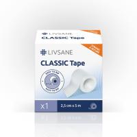 LIVSANE Classic lentveida plāksteris rullī 5mx2,5cm N1