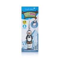 BRUSH-BABY WildOnes Pingvīns elektriska zobu birste 0-10g.