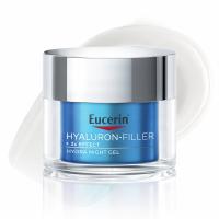 EUCERIN Hyaluron-Filler +3x Effect mitrinošs nakts gēlkrēms ar hialuronskābi un vitamīnu B5 50 ml