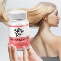 ULTRAVIT Skin, Nails&Hair kolagēna formula kapletes N60