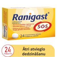 RANIGAST S-O-S košļājamās tabletes N24