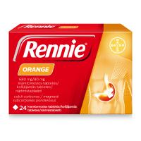 RENNIE Orange 680 mg/80 mg košļājamās tabletes N24