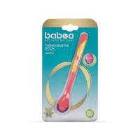 BABOO Karstumjutīgā karote, 4+ mēnešu vecumam, rozā