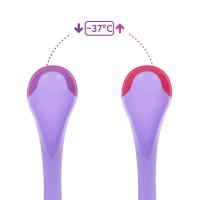 BABOO Karstumjutīgā karote, 4+ mēnešu vecumam, violeta