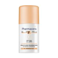 PHARMACERIS F Intense Coverage SPF20 tonālais krēms ar ilgu noturību 01 Ivory 30ml