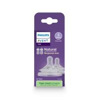 PHILIPS AVENT Natural Response pudeļu silikona knupīši 6m+ N2