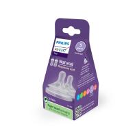 PHILIPS AVENT Natural Response pudeļu silikona knupīši 6m+ N2