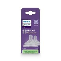 PHILIPS AVENT Natural Response pudeļu silikona knupīši 6m+ N2