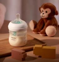 PHILIPS AVENT Natural Response pretkoliku pudelīte ar AirFree vārstu, jaundzimušā knupītis, 0m+125ml