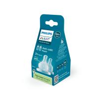 PHILIPS AVENT Pretkoliku barošanas pudeļu silikona knupīši 6m+ N2