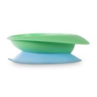 BABOO Atgāžama bļoda ar lipīgu apakšu, 6+ mēn., zaļa