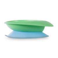 BABOO Atgāžama bļoda ar lipīgu apakšu, 6+ mēn., zaļa