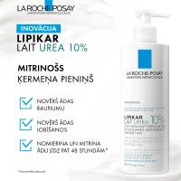 LA ROCHE-POSAY Lipikar Lait Urea 10% ķermeņa losjons 400ml