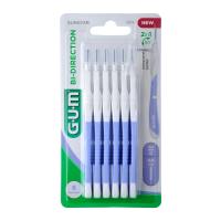 GUM Bi-Direction starpzobu birstītes 0,6mm N6