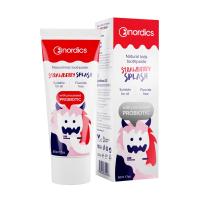 NORDICS Strawberry Splash zobu pasta bērniem ar zemeņu garšu 50ml