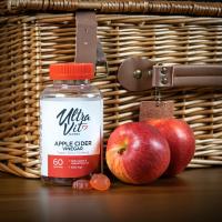 ULTRAVIT Apple Cider Vinegar košļājamās tabletes N60