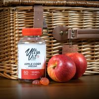 ULTRAVIT Apple Cider Vinegar košļājamās tabletes N60