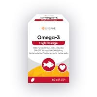 LIVSANE Omega-3 High Dosage 1000mg mīkstās kapsulas N60