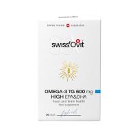 SWISS OVIT Omega-3 TG 600mg zivju eļļa kapsulas N30