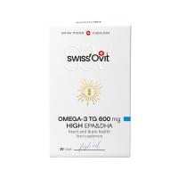 SWISS OVIT Omega-3 TG 600mg zivju eļļa kapsulas N30