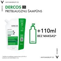 VICHY Dercos Oily pretblaugznu šampūns Refill 500ml