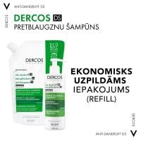 VICHY Dercos Oily pretblaugznu šampūns Refill 500ml
