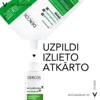 VICHY Dercos Dry pretblaugznu šampūns Refill 500ml