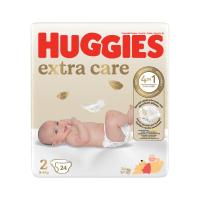 HUGGIES Extra Care 2 autiņbiksītes jaundzimušiem 3-6kg N24