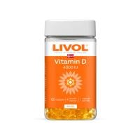 LIVOL Vitamīns D 4000 IU kapsulas N120