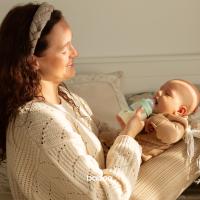 BABOO pretkoliku barošanas pudelīte, Peachy Keen, 0+ mēneši 180 ml