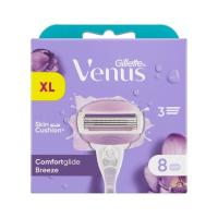 GILLETTE Venus 3 Comfortglide Breeze maināmas skuvekļa galviņas N8