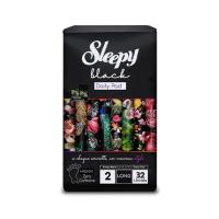 SLEEPY Black Long ikdienas ieliktnīši N32
