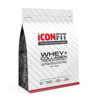 ICONFIT Whey+Collagen ar vaniļas garšu pulveris 1kg