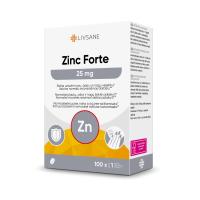 LIVSANE Zinc Forte 25mg tabletes N100