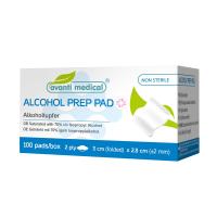 AVANTI MEDICAL spirta salvetes 3x2.8cm (+-2mm) N100