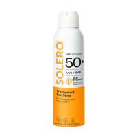 SOLERO SPF50+ caurspīdīgs sauļošanās aizsargsprejs 200ml