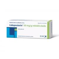LIDOPOSTERIN 50mg/g rektālā ziede 25g