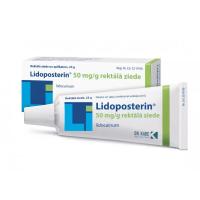 LIDOPOSTERIN 50mg/g rektālā ziede 25g