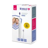 B.WELL PRO-850 Sonic elektriskā zobu birste, balta N1