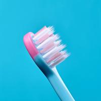 BRUSH-BABY Flossbrush Flamingo zobu birste 3-6g. N2