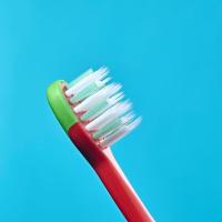 BRUSH-BABY Flossbrush Dinosaur zobu birste 3-6g. N2