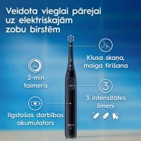 ORAL B iO2 elektriskā zobu birste, Night Black
