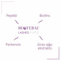 BEOTEBAL Lashes Pure skropstu un uzacu serums ar peptīdiem 3ml