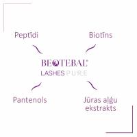 BEOTEBAL Lashes Pure skropstu un uzacu serums ar peptīdiem 3ml