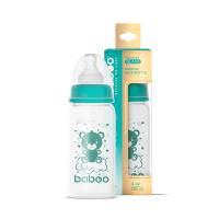 BABOO stikla pretkoliku barošanas pudelīte, šaurs kakliņš, 0+ mēneši 120 ml